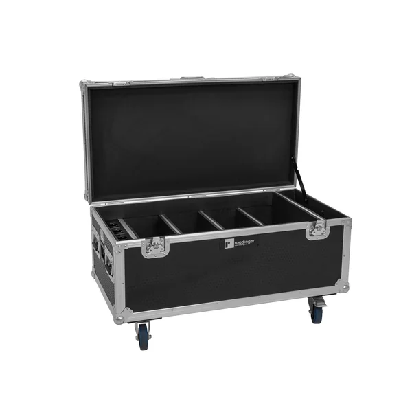 EUROLITE Set 4x AKKU Multiflood IP 8x10W RGBW Wash CRMX + Case with charging function