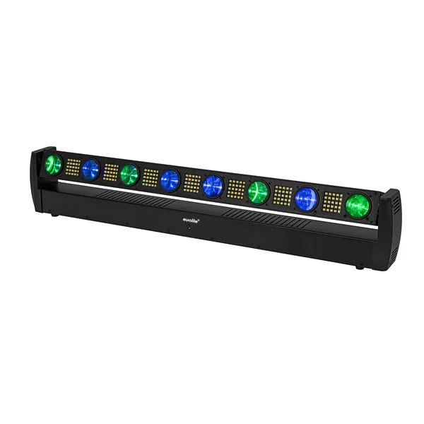 EUROLITE Set 4x LED BAR-8 SWING QCL bar + Flightcase with wheels