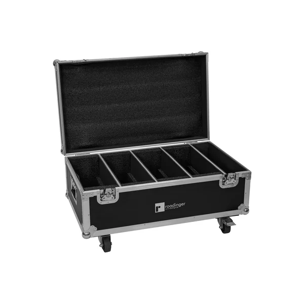 EUROLITE Set 4x LED CLS-18 QCL RGB/WW 18x7W + Flightcase with wheels