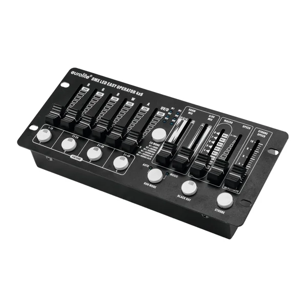 EUROLITE Set 4x LED PAR-56 HCL bk + Case + Controller