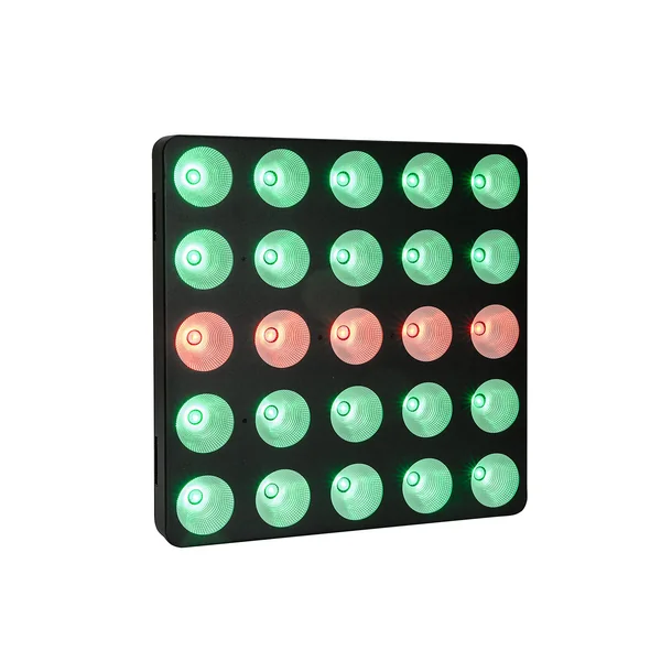 EUROLITE Set 4x LED Pixel Matrix Panel 5x5 RGB/WW + Flightcase with wheels
