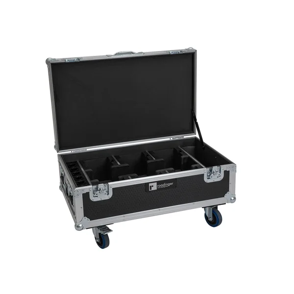 EUROLITE Set 6x AKKU UP-4 QCL Spot QuickDMX MK2 + Flightcase with wheels and charging function