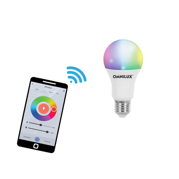 EUROLITE Set LED E27 RGB/WW/CW WiFi + Triangle Base black