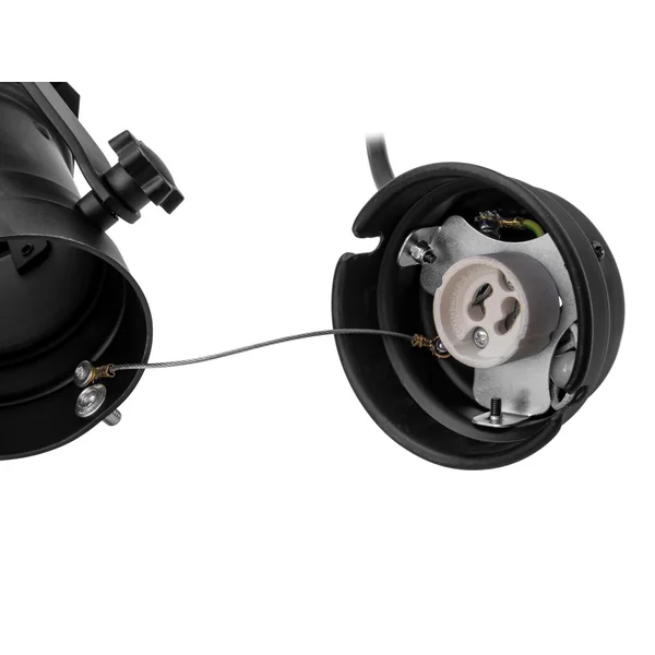 EUROLITE Set PAR-16 Spot GU-10 black + GU-10 230V LED SMD 7W 6400K