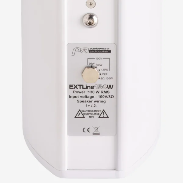 EXTLine134W Colonne acoustique 120-60-30 Watts 100 V