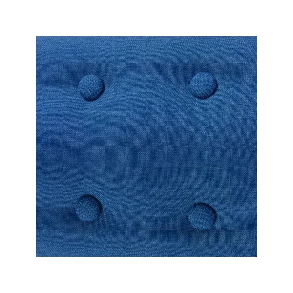 Fauteuil Scandinave Bleu en Tissu