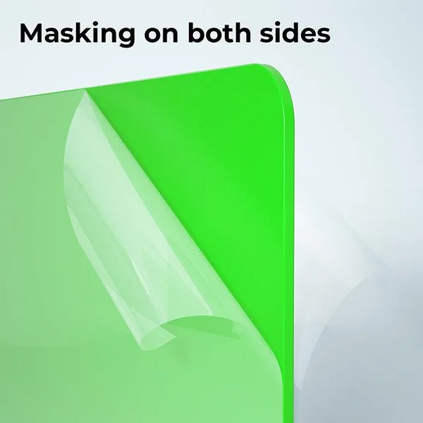 Feuille d'Acrylique Opaque Brillant Vert 3mm (3pcs)