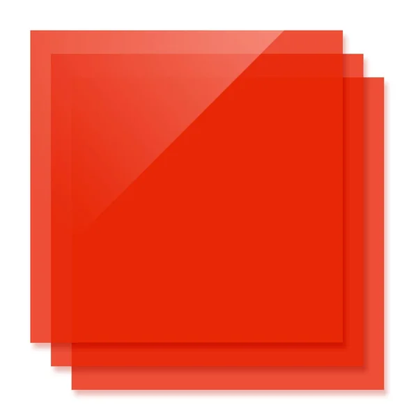 Feuille d'acrylique rouge translucide brillante de 3 mm d'épaisseur (3PCS)
