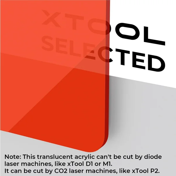 Feuille d'acrylique rouge translucide brillante de 3 mm d'épaisseur (3PCS)