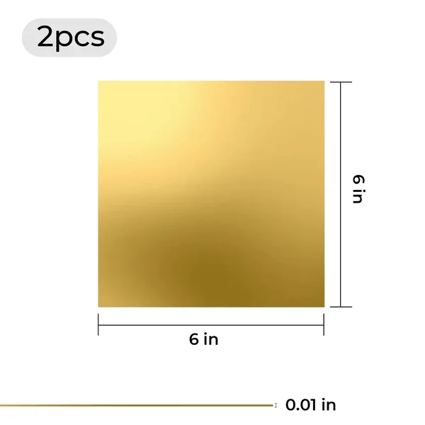Feuille de laiton 0,3 mm (2 pièces)