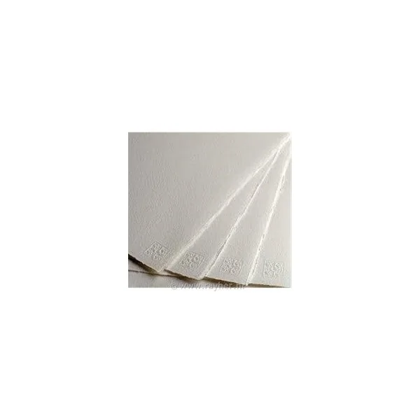 Feuille Saunders Waterford 56x76 425g/m² blanc naturel, grain satiné, torchon ou fin