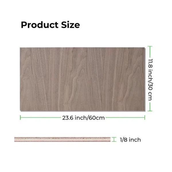 Feuilles de contreplaqué de 3x304x609 mm (6 pièces)