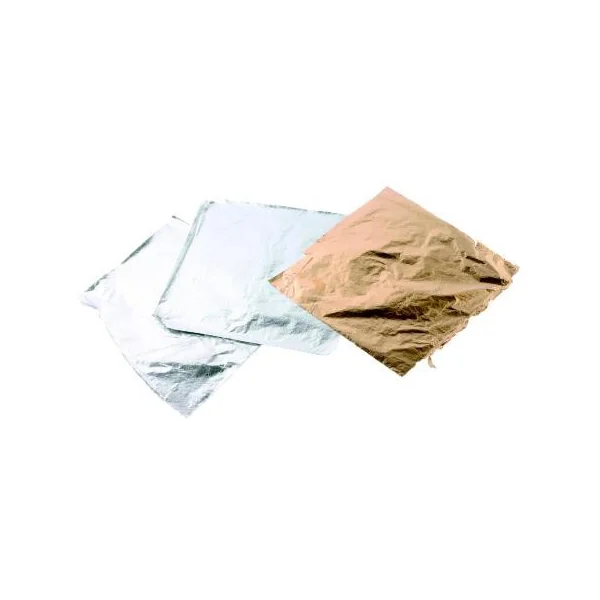 Feuilles à dorer 14x14cm