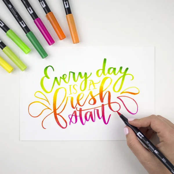 Feutre dual brush pen ABT étui 6 "testé dermatologiquent"
