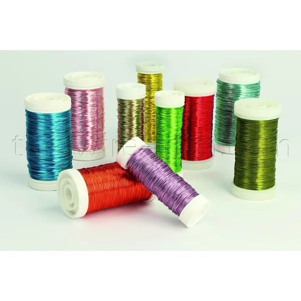Fil décoration laqué 50g 0,5mmx25m