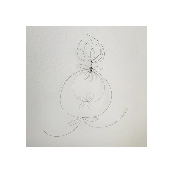 Flocon – Dessin en fil de métal – Armel Barraud