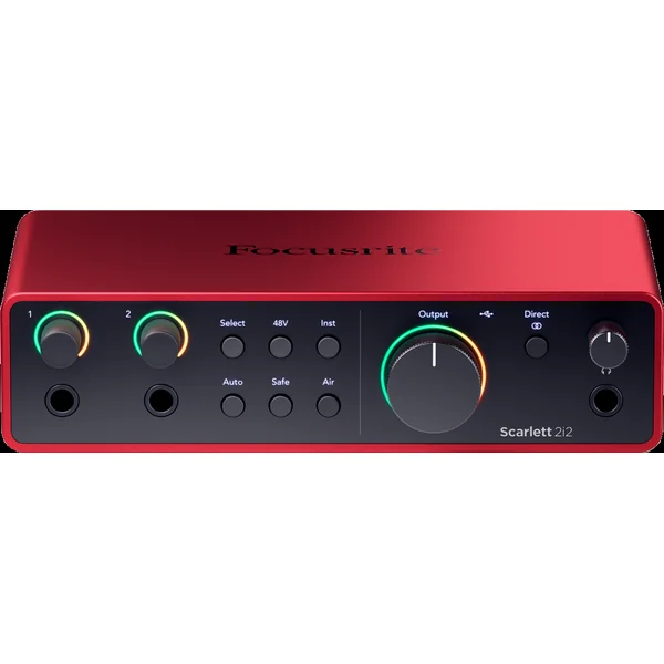 Focusrite Scarlett 2i2 4ème Génération - Interface Audio USB 2x2