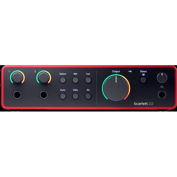Focusrite Scarlett 2i2 4ème Génération - Interface Audio USB 2x2
