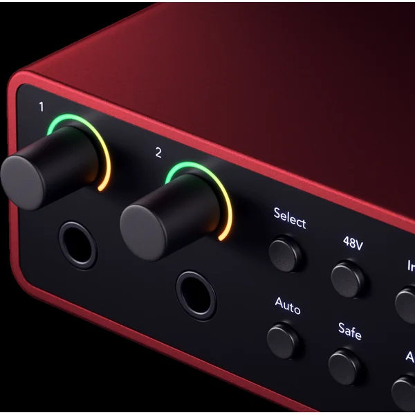 Focusrite Scarlett 2i2 4ème Génération - Interface Audio USB 2x2