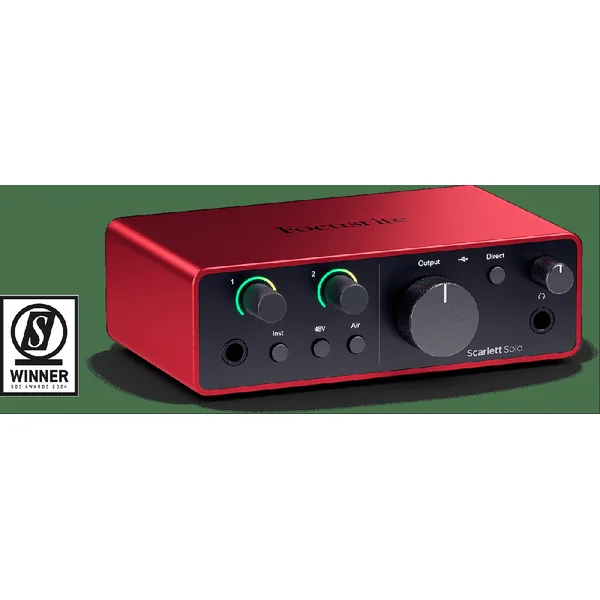 Focusrite Scarlett Solo 4ème Génération - Interface Audio USB