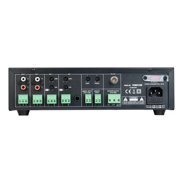 Fonestar PROX-30 Amplificateur 30 Watts 100 V USB - TUNER
