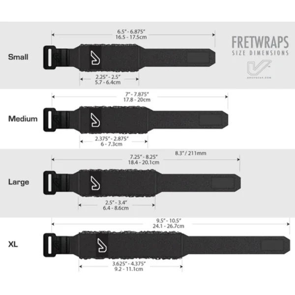 FretWrap String Muter 1-pack MD - Black