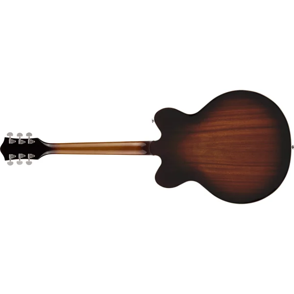 G2622-P90 Streamliner Center Block DC P90 V-Stoptail - havana burst