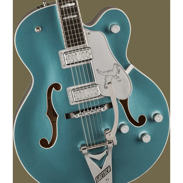 G6136T-140 Ltd Electromatic Hollow Body 140th Double Platinum Bigsby - two-tone stone platinum/pure platinum