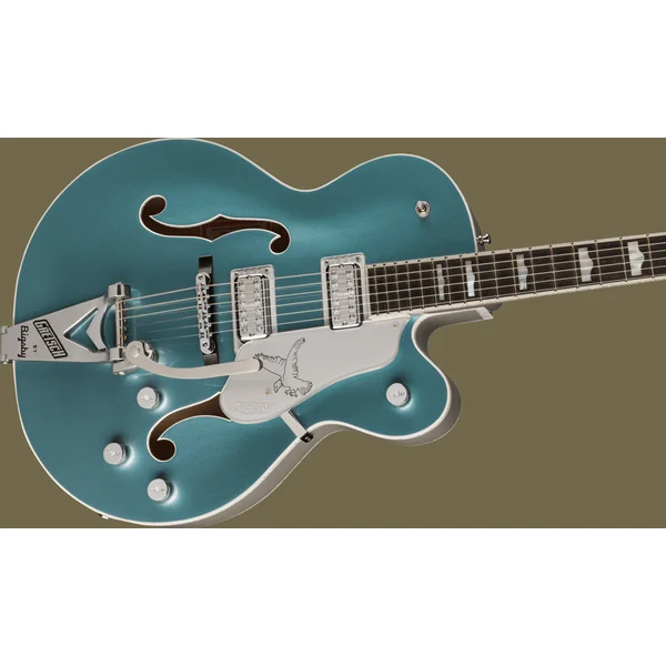 G6136T-140 Ltd Electromatic Hollow Body 140th Double Platinum Bigsby - two-tone stone platinum/pure platinum