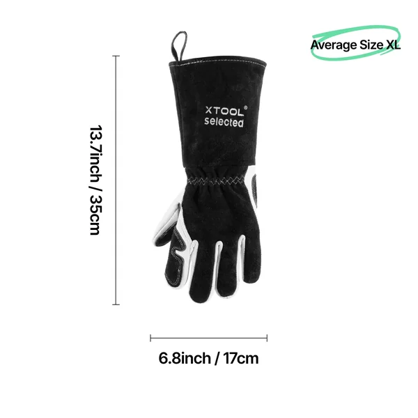 Gants de soudage laser 35,5 cm pour xTool MetalFab