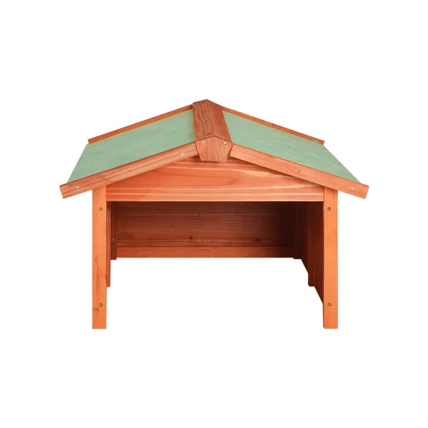 Garage Robot Tondeuse Bois de Pin Abri Extérieur Tondeuse Marron