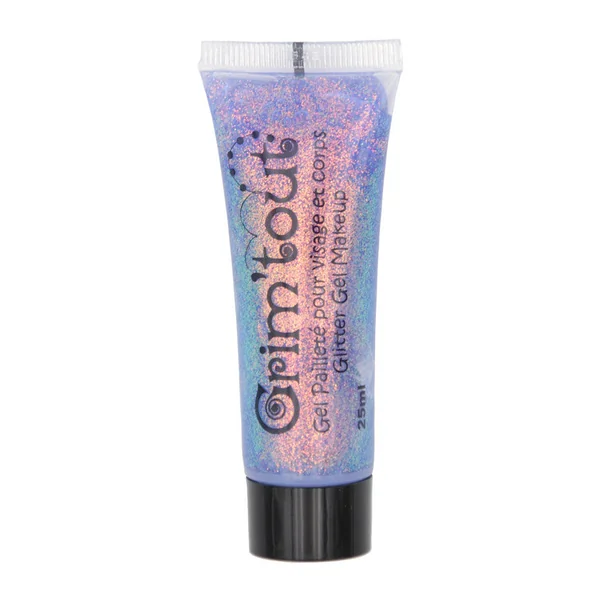 Gel pailleté visage