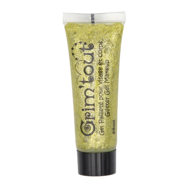 Gel pailleté visage