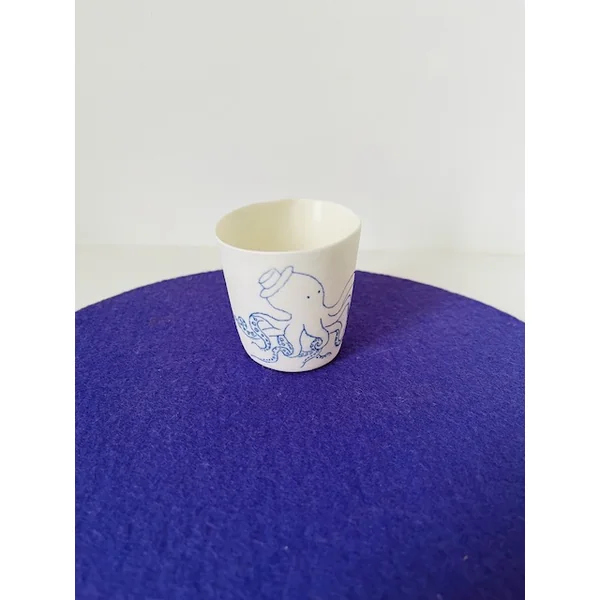 Gobelet en porcelaine, Pieuvre – Jinjin Sun, Atelier Murmur