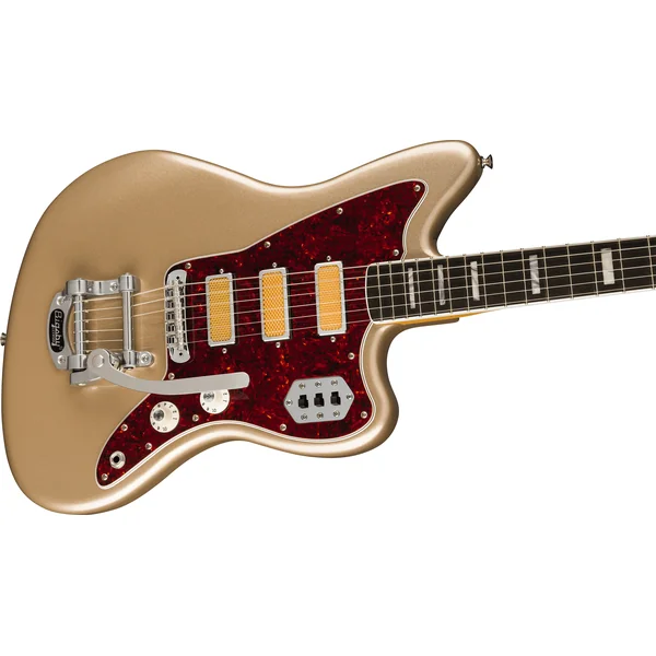 Gold Foil Jazzmaster Ltd (MEX, EB) - shoreline gold