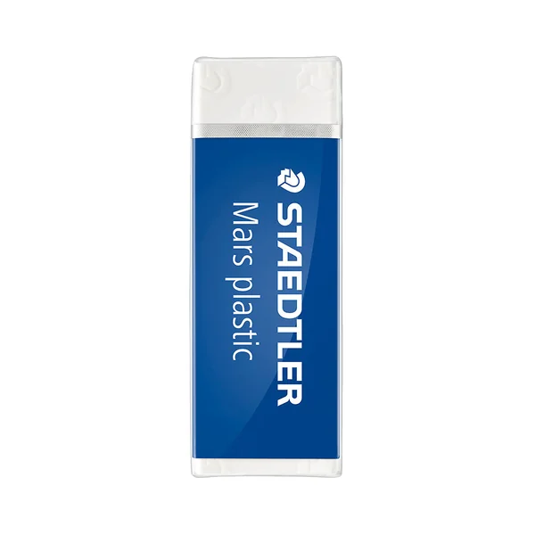 Gomme blanche Mars plastic - Sans Latex - 65 x 23 x 13 mm - 526 50 - STAEDTLER