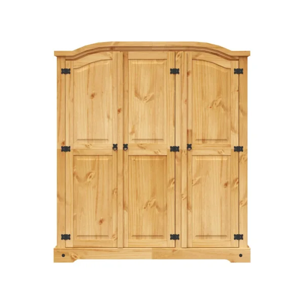 Grande Armoire Pin 3 Portes Dressing Armoire Chambre Garde Robe