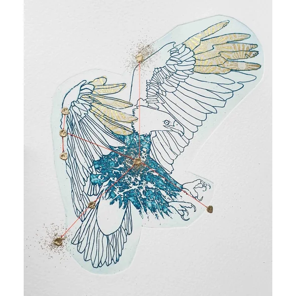 Gravure Constellation de l’Aigle – Jeanne Picq