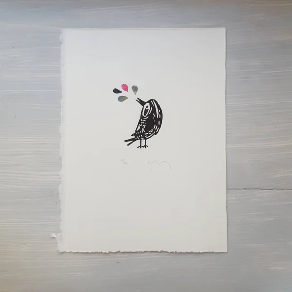 Gravure L’annonce – Sandrine Péron