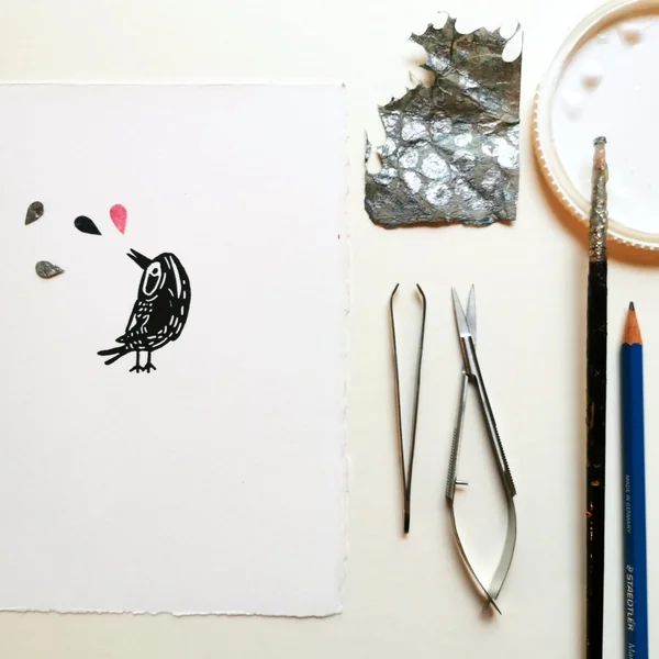 Gravure L’annonce – Sandrine Péron