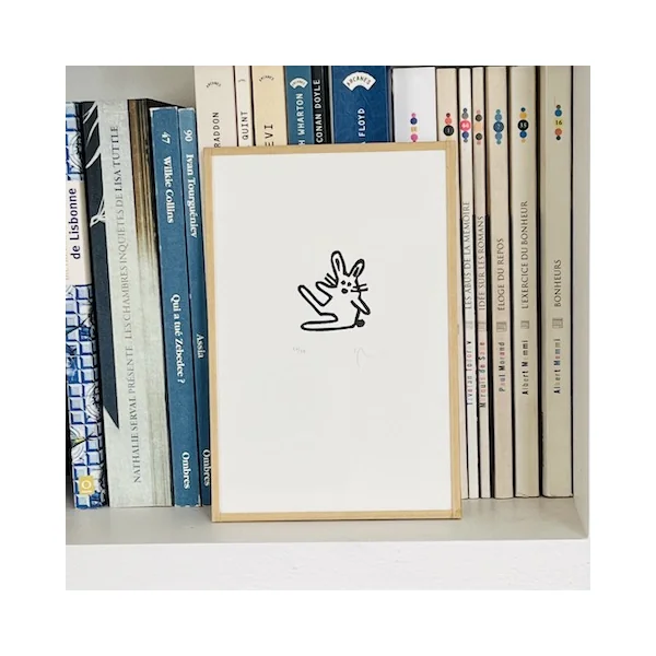 Gravure lapin Petit Clown – Sandrine Péron