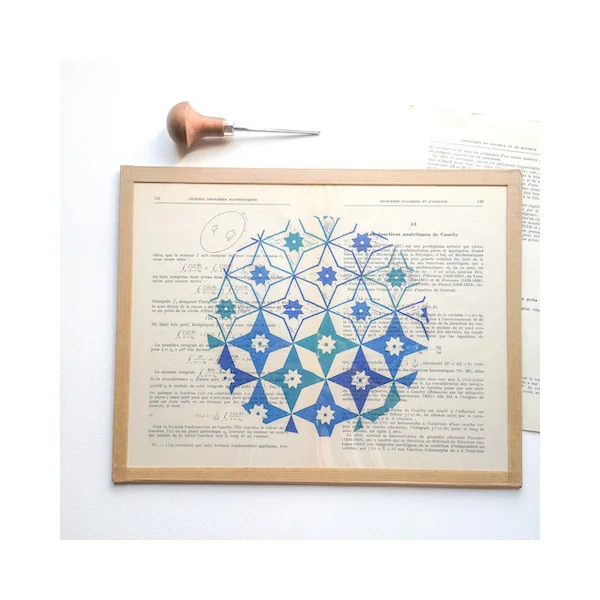 Gravure Mathématiques – Algèbre et analyse – Marie Le Moal
