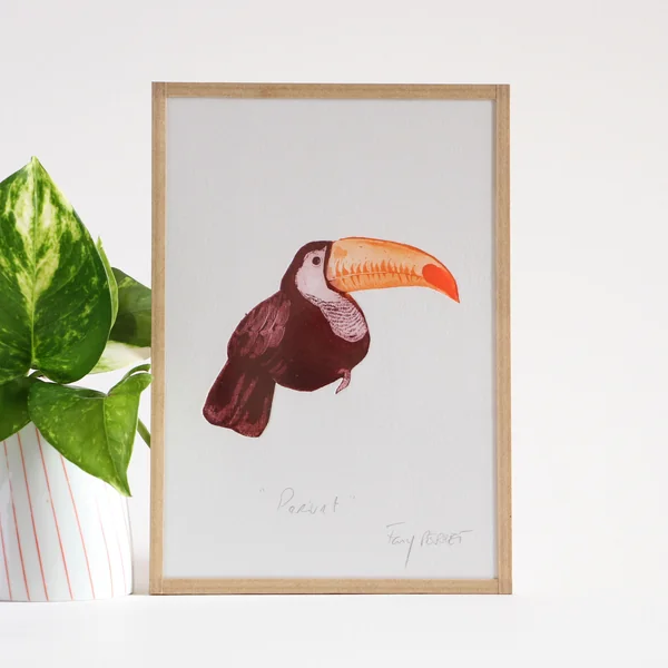 Gravure Pariunt – Collection Toucans – Fany Perret