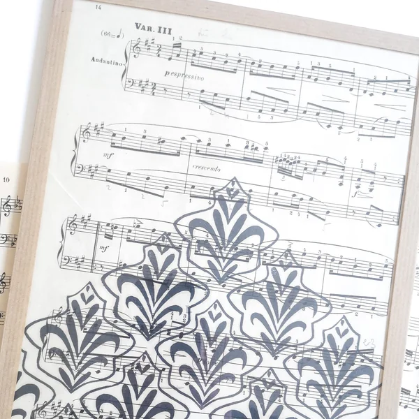 Gravure Partition – Bach PE – Marie Le Moal