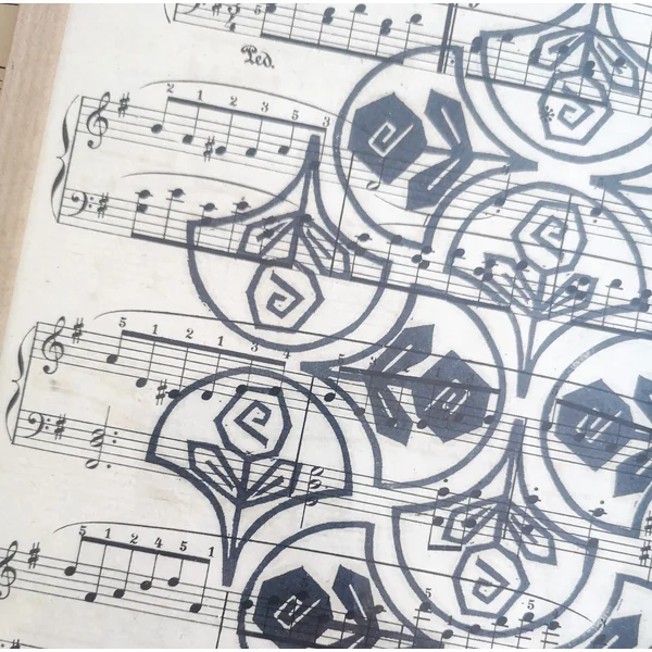 Gravure Partition – Beethoven – Marie Le Moal