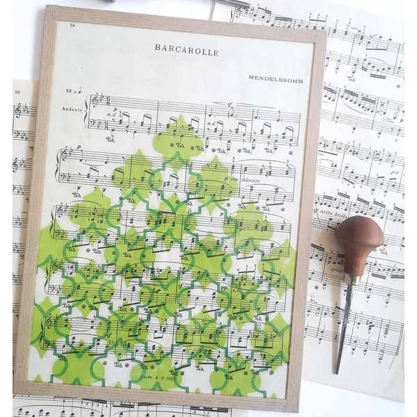 Gravure Partition – Mendelssohn – Marie Le Moal