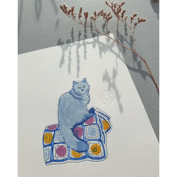 Gravure Se tenir à carreau 3 – Jeanne Picq
