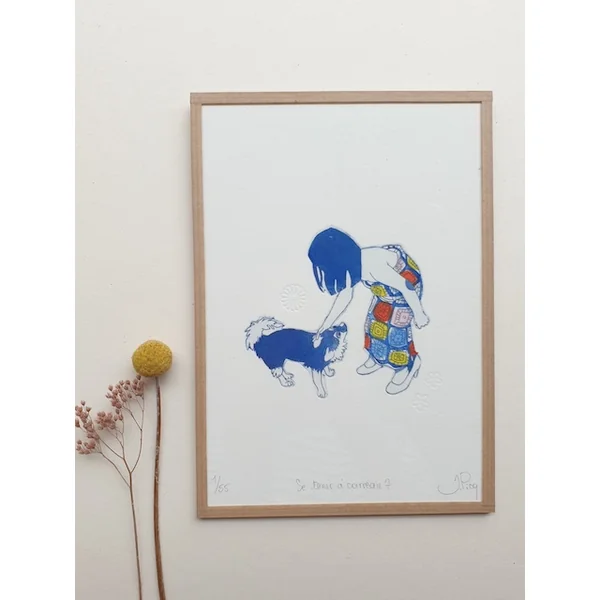 Gravure Se tenir à carreau 7 – Jeanne Picq