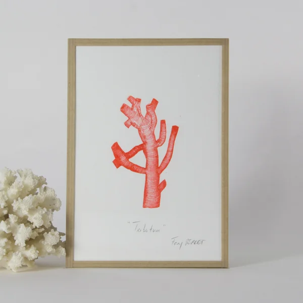 Gravure Tributum – Collection Coraux – Fany Perret