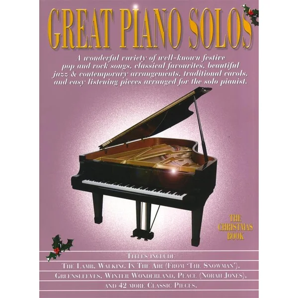 Great Piano Solos The Christmas Book